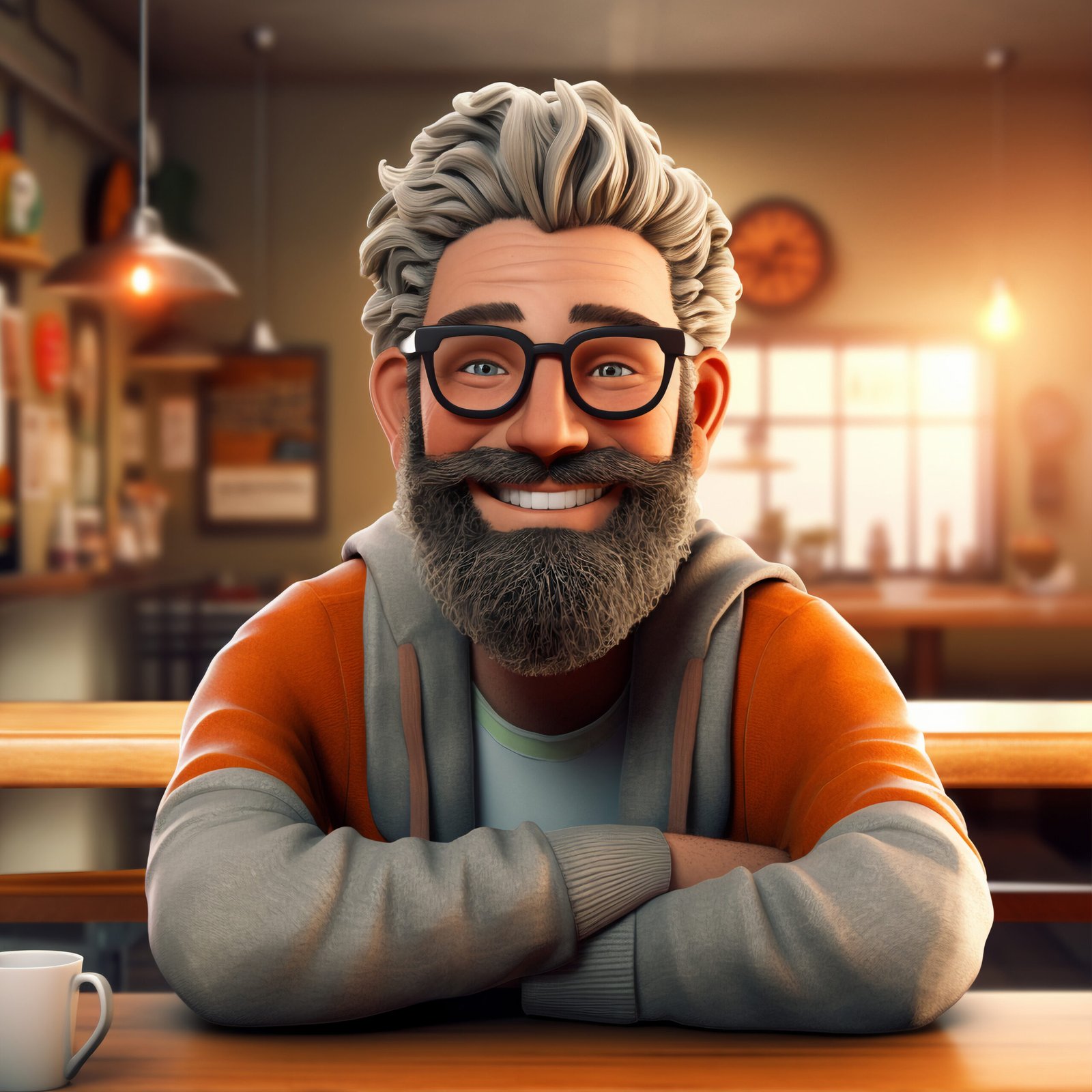 3d character of Shakir Kazi from Pune